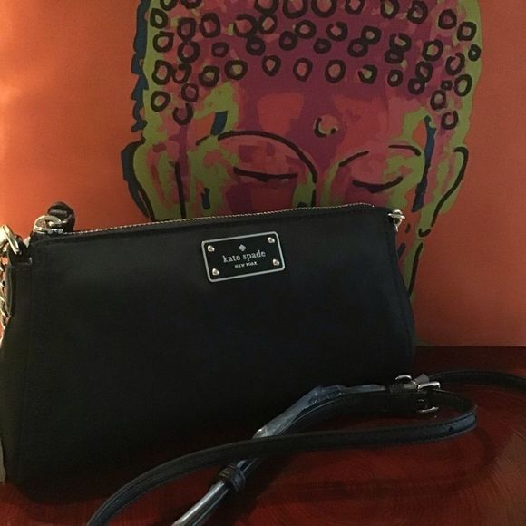 kate spade Bags Kate Spade Jane Clutch Crossbody Gold Chain Strap